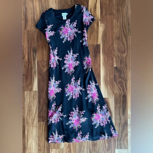 Vintage Miss Dorby Floral Dress 12 - Picture 1 of 4